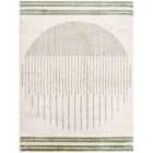 Livabliss Enso3 Machine Washable Global Shaggy Grass Green Area Rug (160 x 213 cm)