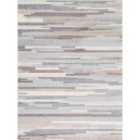 Livabliss Olivia Scandi Modern Medium Grey/Tan/White Area Rug (120 x 170 cm)