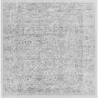 Livabliss Margaux Vintage Oriental Boho Grey/Ivory Area Rug (200 x 200 cm)