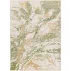 Livabliss Octavia Abstract Modern Marble Moss Green Area Rug (120 x 170 cm)