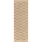Livabliss Tori In- & Outdoor Cottage Jute-Look Light Brown Checkered Area Rug (80 x 220 cm)
