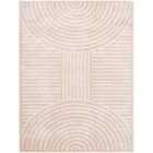 Livabliss Pauline Machine Washable Modern Shaggy Beige Area Rug (160 x 213 cm)