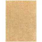 Livabliss Claire Shaggy Solid Color Plush Pile Mustard Area Rug (160 x 213 cm)