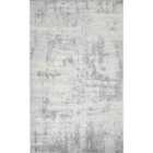 Livabliss Victoire Abstract Modern Marble Grey/Ivory Area Rug (80 x 150 cm)