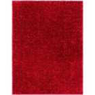 Livabliss Claire Shaggy Solid Color Plush Pile Cherry Area Rug (200 x 275 cm)