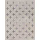 Livabliss Gavina In- & Outdoor Global Dark Blue Area Rug (160 x 213 cm)