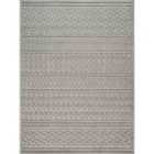 Livabliss Haruka In- & Outdoor 3D High & Low Pile Textured Grey Area Rug (200 x 275 cm)