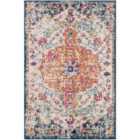 Livabliss Lou Vintage Oriental Boho Saffron/Navy Area Rug (60 x 90 cm)