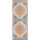 Livabliss Willow Vintage Oriental Boho Navy Runner Rug (80 x 220 cm)