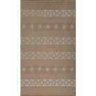 Livabliss Parita Cottage Tan/Cream Machine Washable Jute Area Rug (79 x 152 cm)