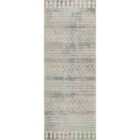 Livabliss Louna Scandi Geometric Dark Grey Runner Rug (80 x 220 cm)