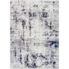 Livabliss Josefa Abstract Modern Marble Dark Blue Area Rug (150 x 213.36 cm)