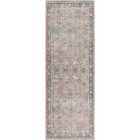 Livabliss Peyton Machine Washable Traditionnal Boho Brown Runner Rug (80 x 220 cm)