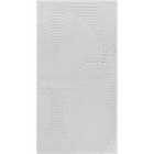 Livabliss Reyko In- & Outdoor 3D High & Low Pile Textured White Area Rug (80 x 150 cm)