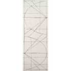 Architect V Galey Alix x Livabliss Modern Scandi High Pile Ivory/Black Runner Rug (80 x 220 cm)