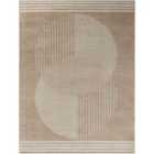 Livabliss Enso2 Scandi Geometric Brown Area Rug (160 x 215 cm)