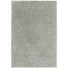 Livabliss Claire Shaggy Solid Color Plush Pile Dark Grey Area Rug (120 x 170 cm)