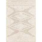 Livabliss Nuria Shaggy Modern Plush Pile Light Beige Area Rug (130 x 170 cm)