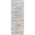 Livabliss Olivia Scandi Modern Medium Grey/Tan/White Runner Rug (80 x 220 cm)