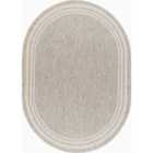 Livabliss Akriti Oval In- & Outdoor Traditionnal Light Grey Area Rug (160 x 220 cm)
