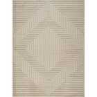 Livabliss Naoko In- & Outdoor 3D High & Low Pile Textured Beige Area Rug (120 x 170 cm)