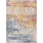Livabliss Valerie Abstract Modern Marble Light Grey Area Rug (140 x 200 cm)