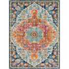 Livabliss Wren Vintage Oriental Boho Bright Orange Area Rug (160 x 215 cm)