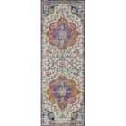 Livabliss Julia Vintage Oriental Boho Pink/Saffron Runner Rug (80 x 230 cm)
