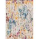 Livabliss Alana Abstract Modern Marble Blue Area Rug (160 x 215 cm)