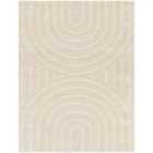 Livabliss Marava Shaggy Modern Plush Pile Light Grey Area Rug (200 x 275 cm)