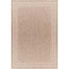 Livabliss Georgia In- & Outdoor Cottage Jute-Look Brown Area Rug (200 x 275 cm)