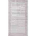 Livabliss Kaysa Scandi Modern Beige/White Striped Area Rug (80 x 150 cm)