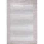 Livabliss Kaysa Scandi Modern Beige/White Striped Area Rug (120 x 170 cm)
