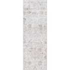 Livabliss Livia Machine Washable Oriental Boho Ivory Runner Rug (80 x 220 cm)