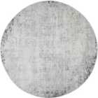 Livabliss Alix Abstract Modern Marble Charcoal Area Rug (160 x 160 cm)
