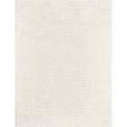 Livabliss Soso Shaggy Solid Color Plush Pile Cream Area Rug (120 x 180 cm)