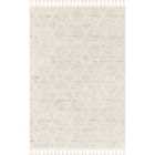 Livabliss Norah Scandi Geometric High Pile Ivory/Grey Area Rug (160 x 213 cm)