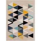 Livabliss Delaney Scandi Geometric Mustard Area Rug (160 x 220 cm)