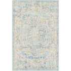 Livabliss Lou Vintage Oriental Boho Cream/Teal/Yellow Area Rug (60 x 90 cm)
