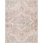 Elle Becki Owens x Livabliss Vintage Oriental Boho Salmon Area Rug (120 x 170 cm)