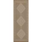 Livabliss Keyuri Cottage Tan/Light Beige Machine Washable Jute Runner Rug (79 x 220 cm)