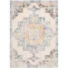 Livabliss Agra Vintage Oriental Boho Sky Blue Area Rug (140 x 200 cm)