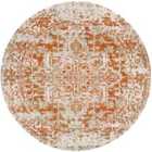 Livabliss Juliette Vintage Oriental Boho Orange Area Rug (80 x 220 cm)