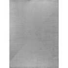 Livabliss Kiyoshi In- & Outdoor 3D High & Low Pile Textured Grey Area Rug (200 x 275 cm)