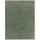 Livabliss Soso Shaggy Solid Color Plush Pile Green Area Rug (120 x 180 cm)