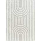 Livabliss Christina Shaggy Modern Plush Pile Light Grey Area Rug (160 x 220 cm)