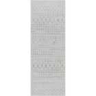 Livabliss Sofia Berber Geometric High Pile Cream Runner Rug (80 x 220 cm)
