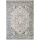 Livabliss Farah Vintage Oriental Boho Grey/White Area Rug (120 x 170 cm)