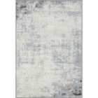 Livabliss Alix Abstract Modern Marble Dark Blue Area Rug (60 x 90 cm)