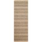 Livabliss Betsy In- & Outdoor Cottage Jute-Look Brown Striped Area Rug (80 x 220 cm)